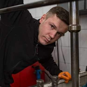 Rafał Leiter der Schleiferei